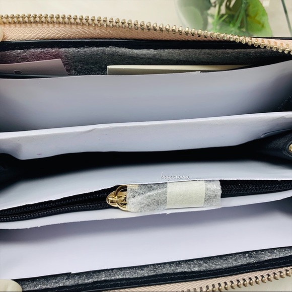 Kate spade large continental wallet Cameron beige - Picture 6 of 8